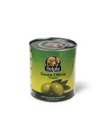 Green olives whole 850ml e.o. tin